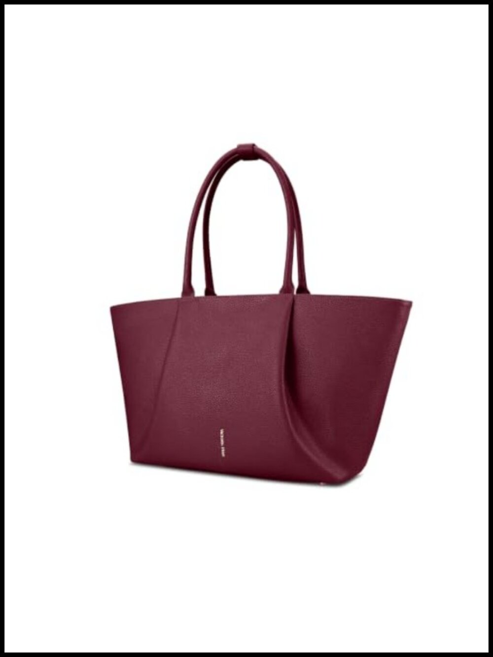 VICTORIA HYDE 16" Laptop Tote Bag, Microfiber Leather, Office Commute Work